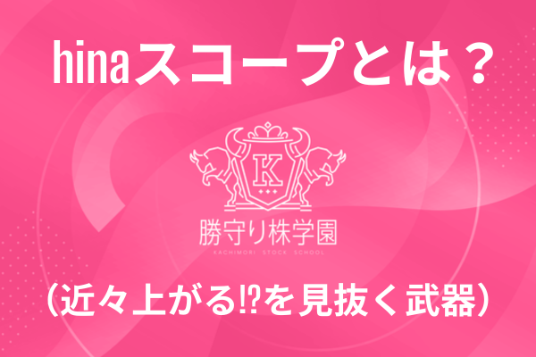 hinaスコープとは?(近々上がる!?を見抜く武器)